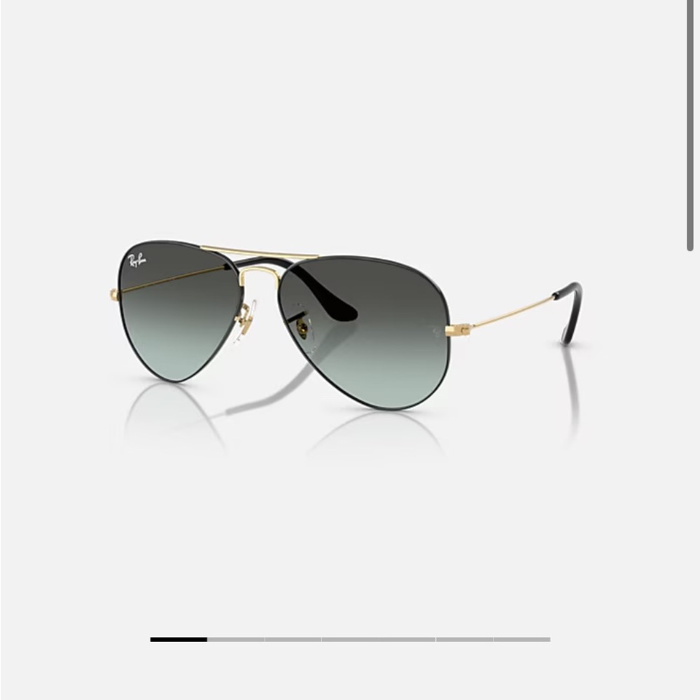 Ray-Ban Gold Frame Aviators with Gray Lenses